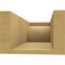 Ekena Millwork 6in. W x 4in. H x 12in. L Pescadero Woodgrain TimberThane Rafter Tail, Primed Tan RFTUR06X04X12PECRCPR - alternate 6